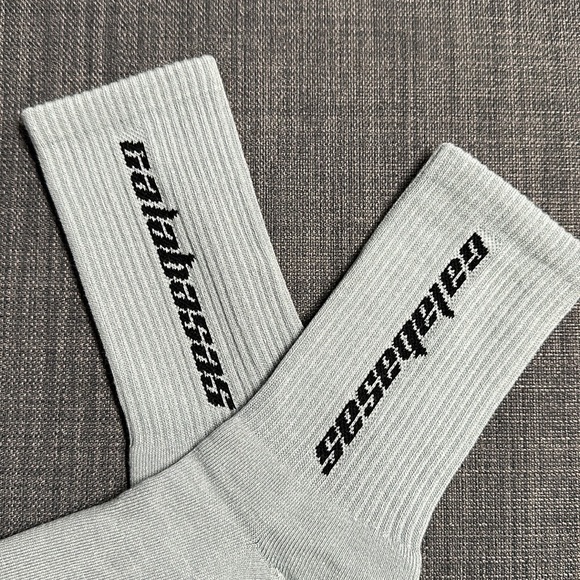 Yeezy Underwear & Socks Yeezy Calabasas Gray Black Socks Yeezy